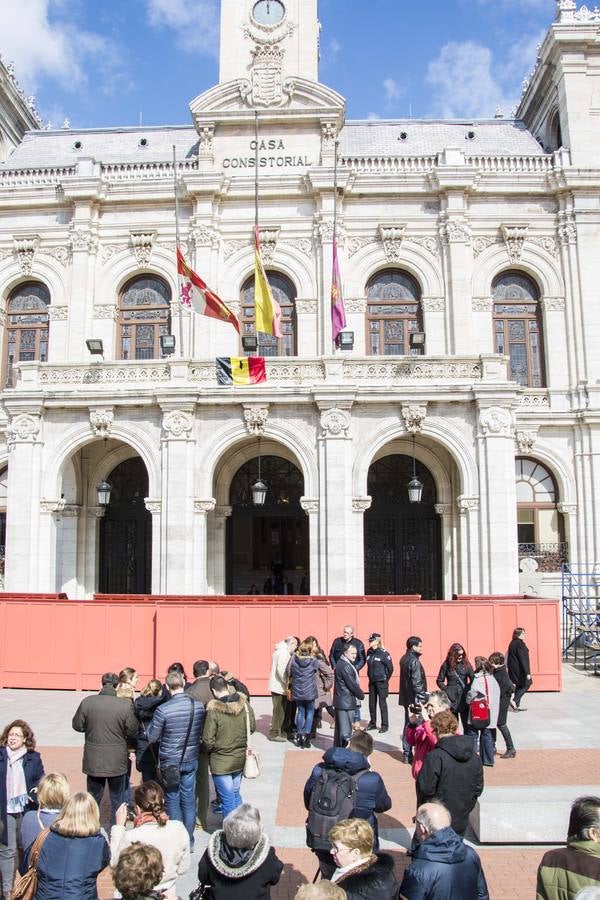 Minuto de silencio en Valladolid y provincia por los atentados de Bruselas