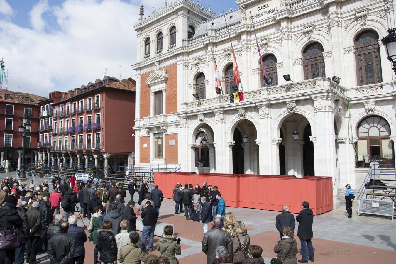 Minuto de silencio en Valladolid y provincia por los atentados de Bruselas