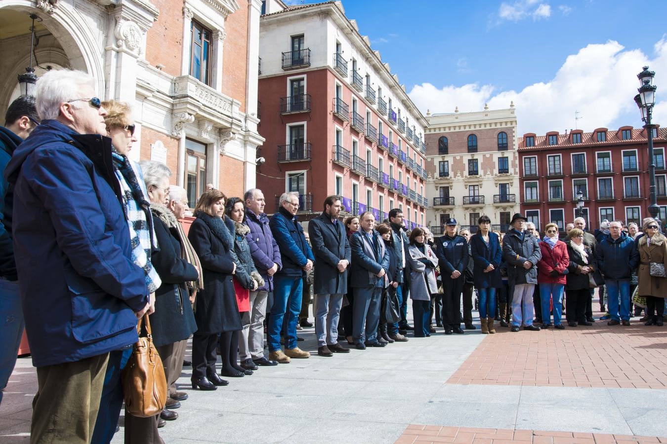 Minuto de silencio en Valladolid y provincia por los atentados de Bruselas