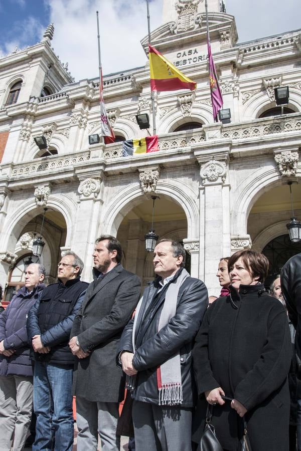 Minuto de silencio en Valladolid y provincia por los atentados de Bruselas