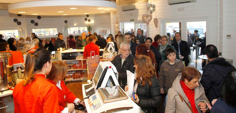 Tradicional degustación de chocolate que la Trapa ofrece en Jueves Santo