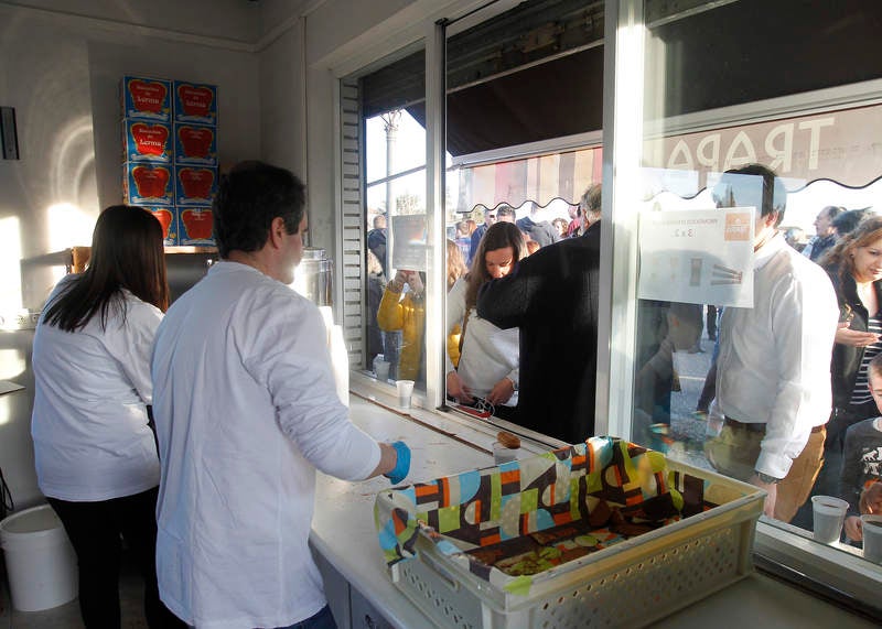 Tradicional degustación de chocolate que la Trapa ofrece en Jueves Santo