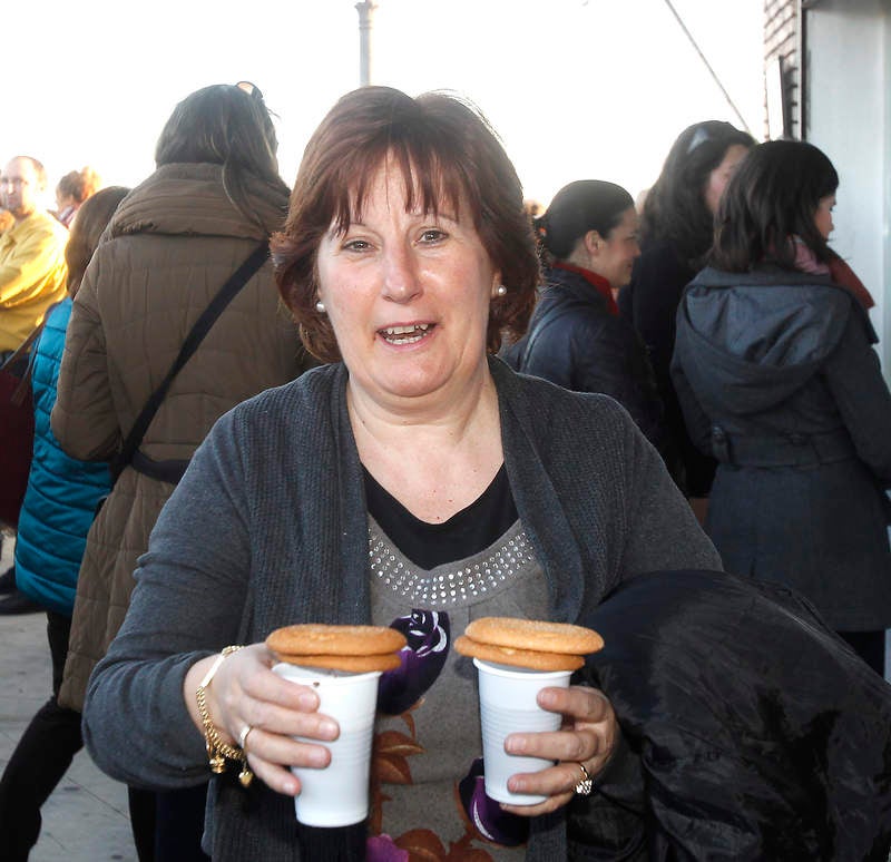 Tradicional degustación de chocolate que la Trapa ofrece en Jueves Santo