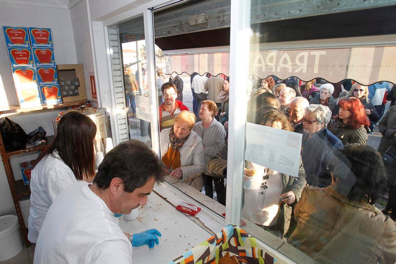 Tradicional degustación de chocolate que la Trapa ofrece en Jueves Santo