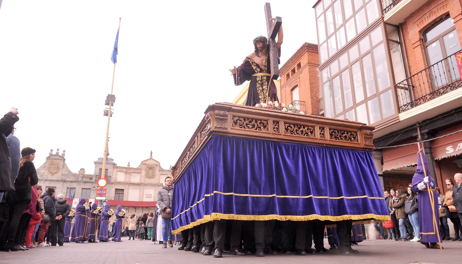 Procesión del Encuentro en Medina del Campo (Valladolid)