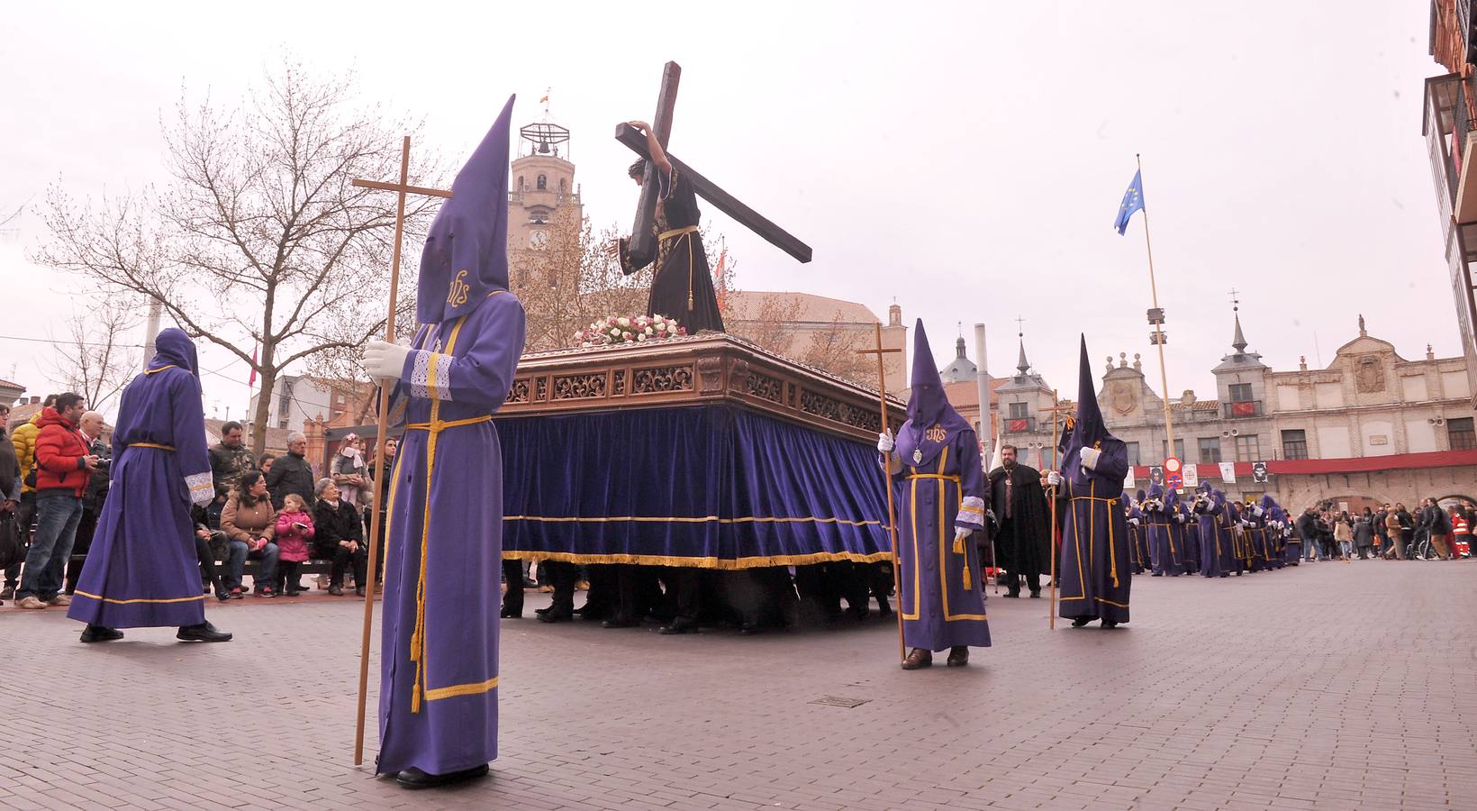 Procesión del Encuentro en Medina del Campo (Valladolid)