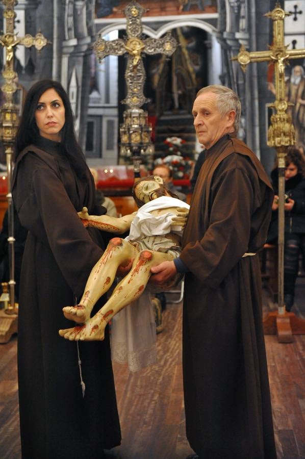 Ceremonia del Descedimiento en  Villavicencio de los Caballeros (Valladolid)