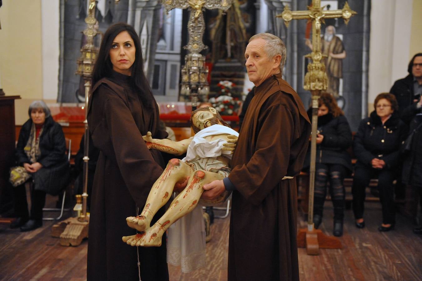 Ceremonia del Descedimiento en  Villavicencio de los Caballeros (Valladolid)