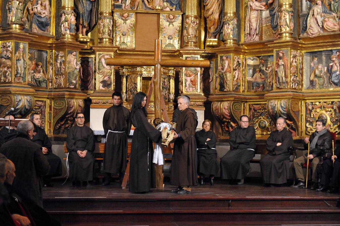 Ceremonia del Descedimiento en  Villavicencio de los Caballeros (Valladolid)