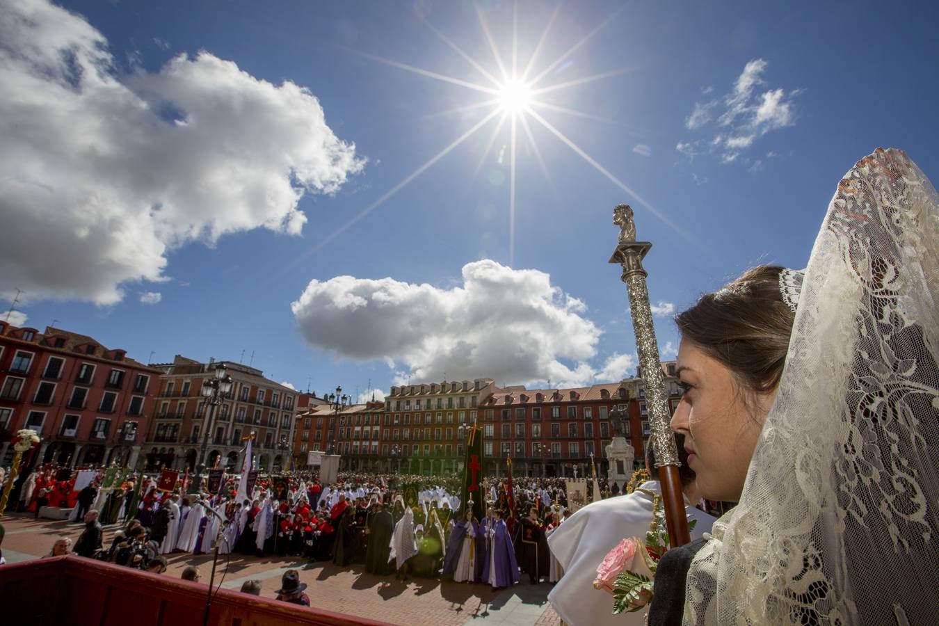Encuentro de Jesús Resucitado con la Virgen de la Alegría en Valladolid