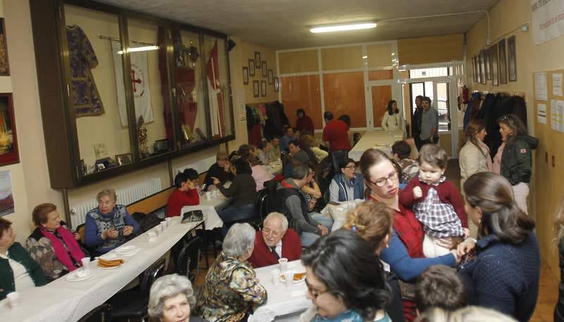 Día de fiesta y colación en las cofradías palentinas