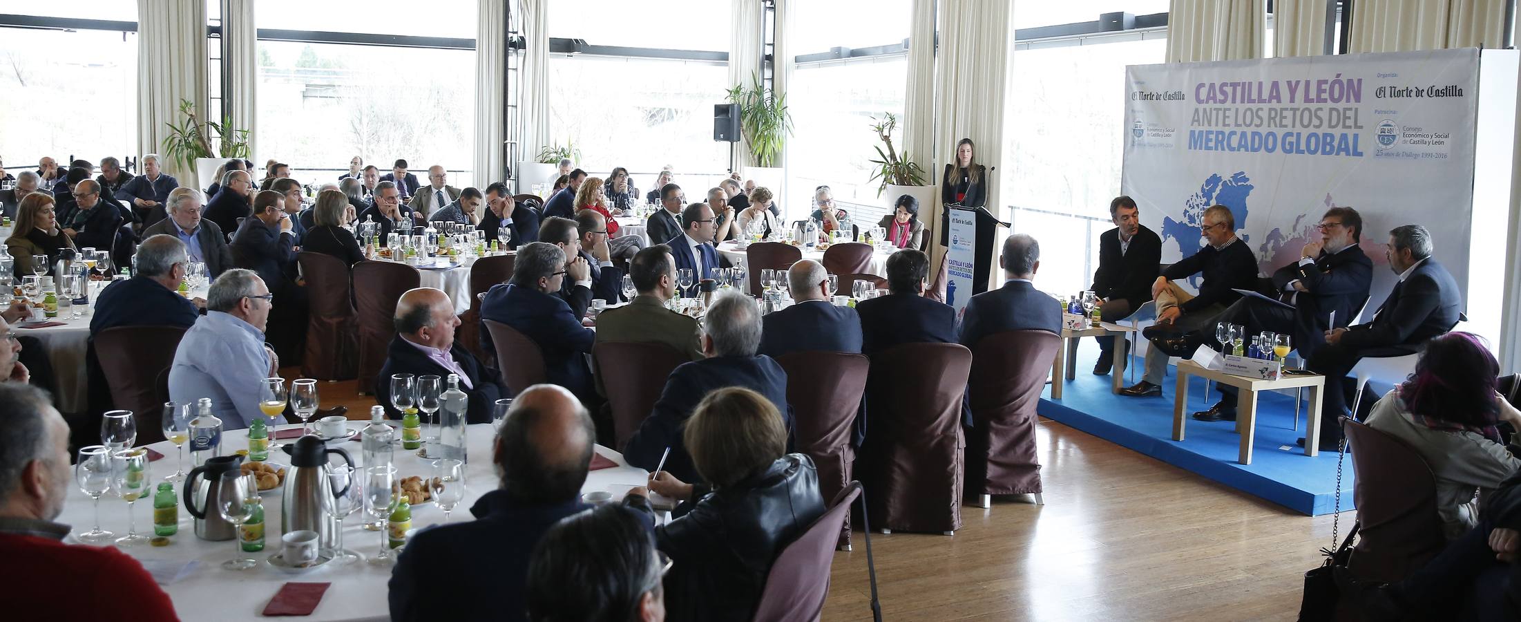 Jornada &#039;Castilla y León ante los retos del mercado global&#039; organizada por El Norte de Castilla y el CES