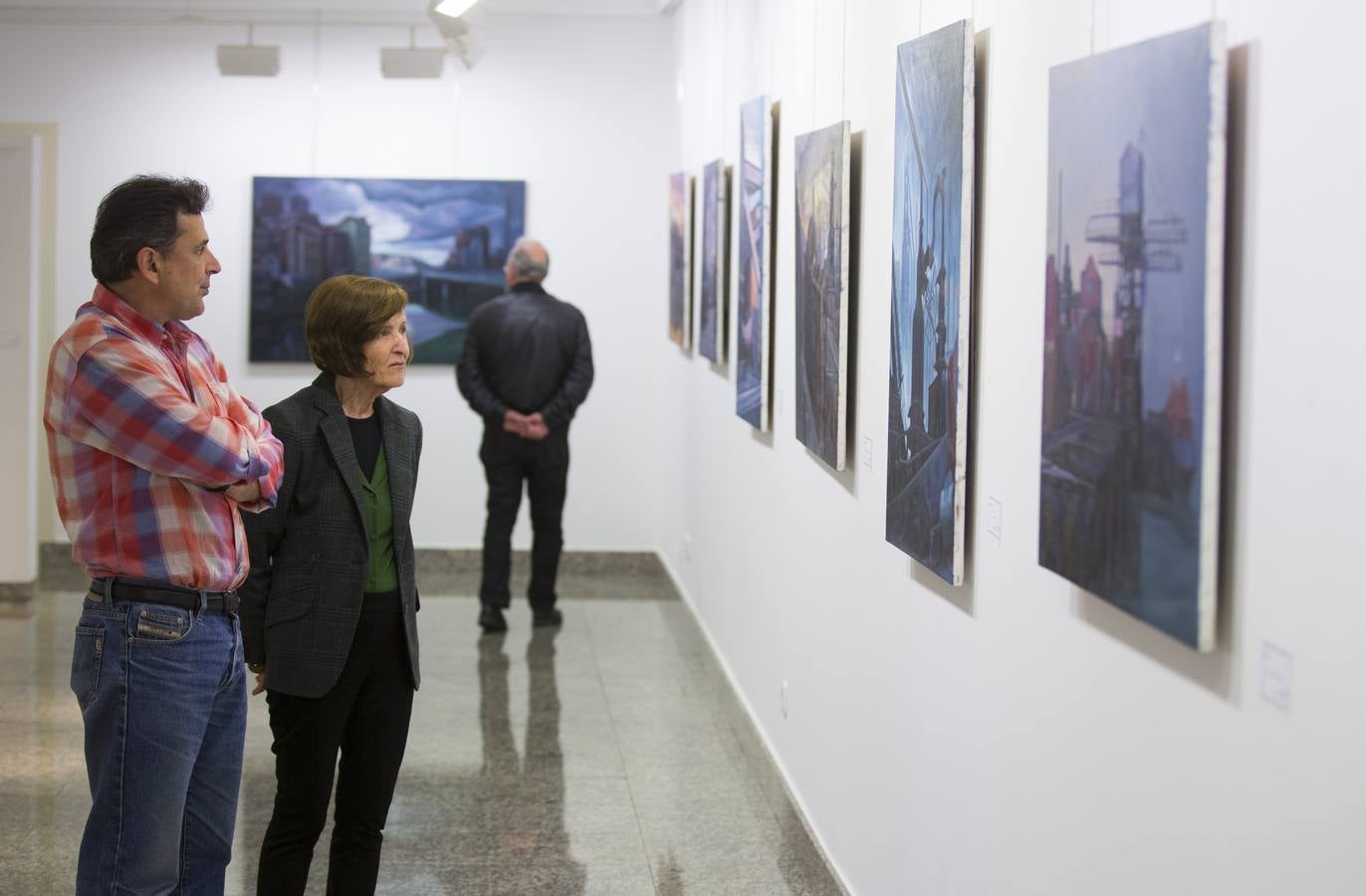 Exposición de Ignacio Ipiña en la sala del BBVA