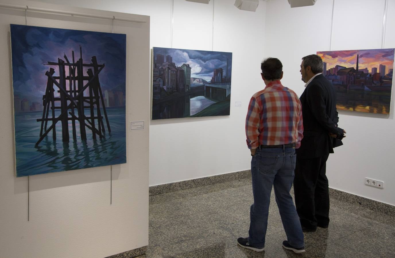 Exposición de Ignacio Ipiña en la sala del BBVA
