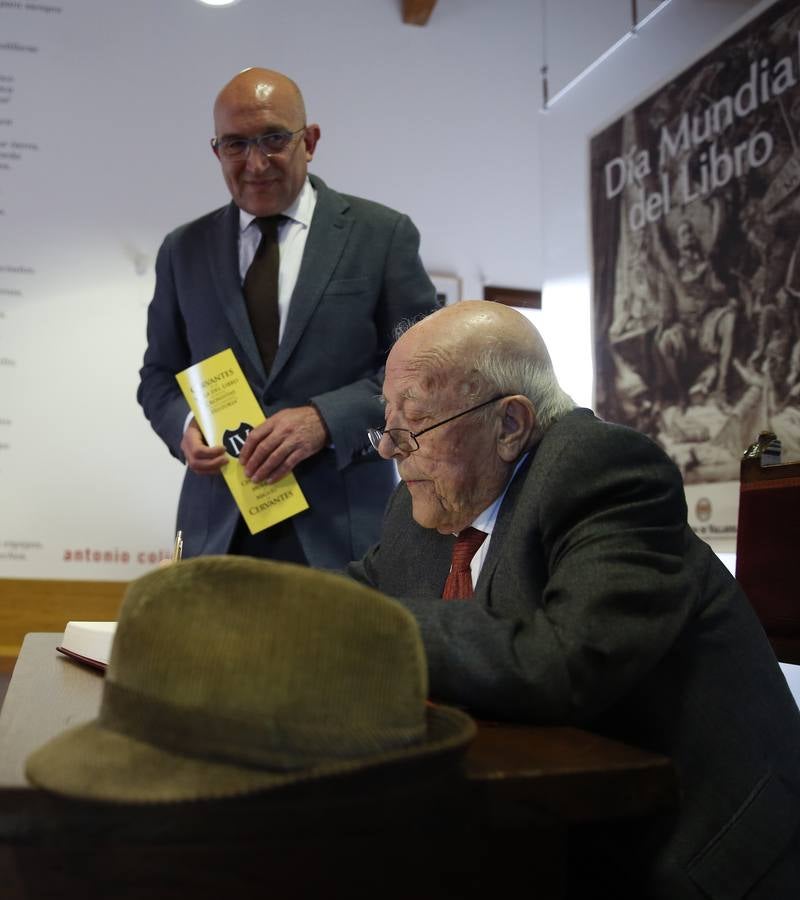 José Jiménez Lozano inaugura el ciclo de ponencias &#039;Cervantes en la Villa del Libro de Urueña. Cronistas de esta verdadera historia&#039;
