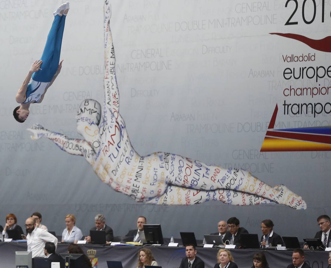 El Campeonato Europeo de Trampolín reúne en el Pisuerga a más de 700 gimnastas