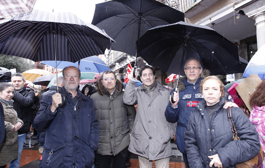Manifestación en Valladolid contra el cierre de Lauki y Dulciora