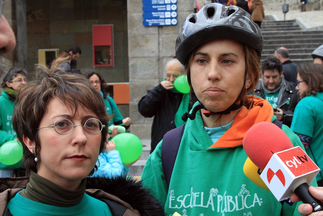 Marcha en bicicleta por la Escuela Pública Laica y Gratuita de Segovia