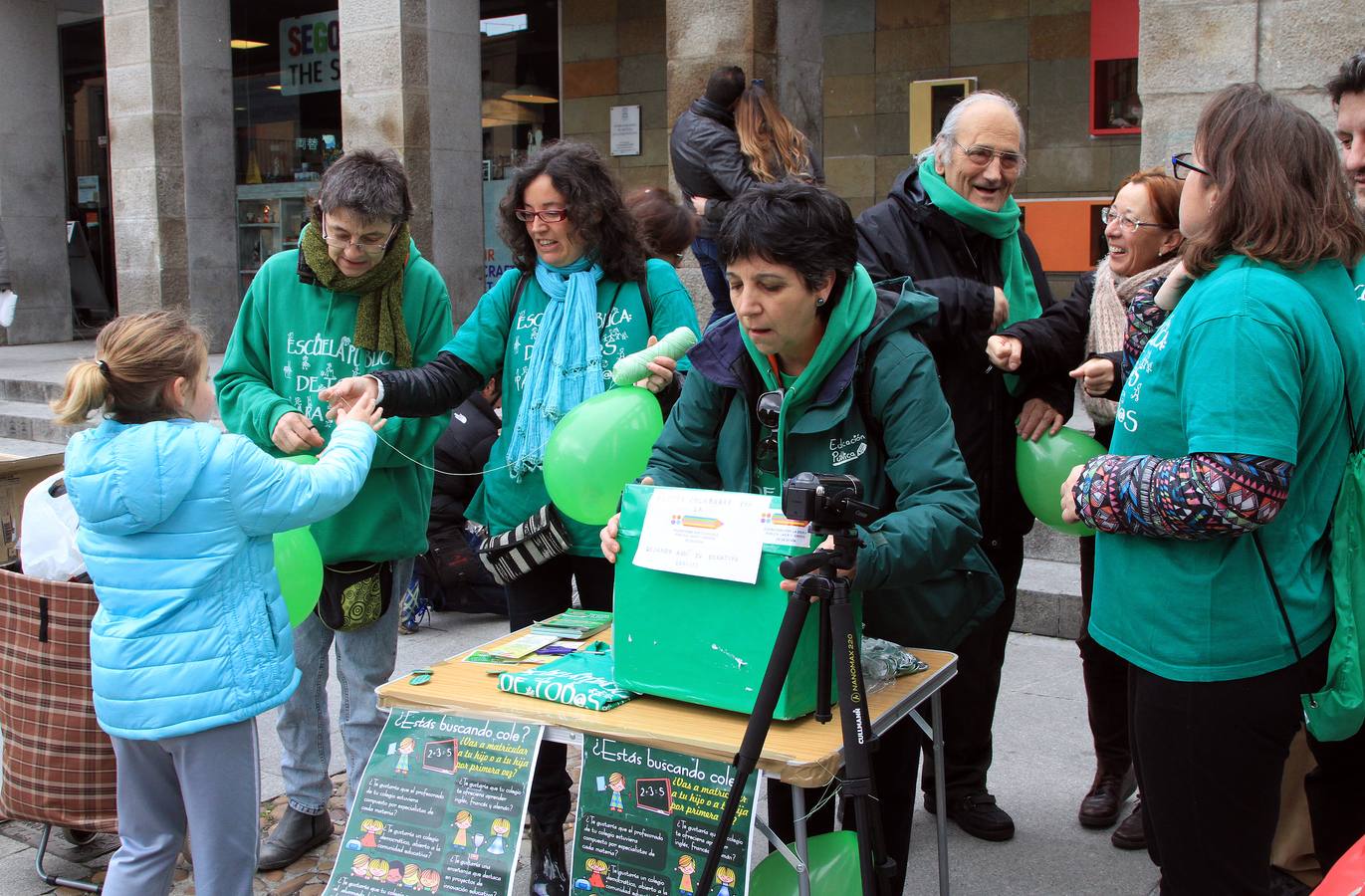 Marcha en bicicleta por la Escuela Pública Laica y Gratuita de Segovia