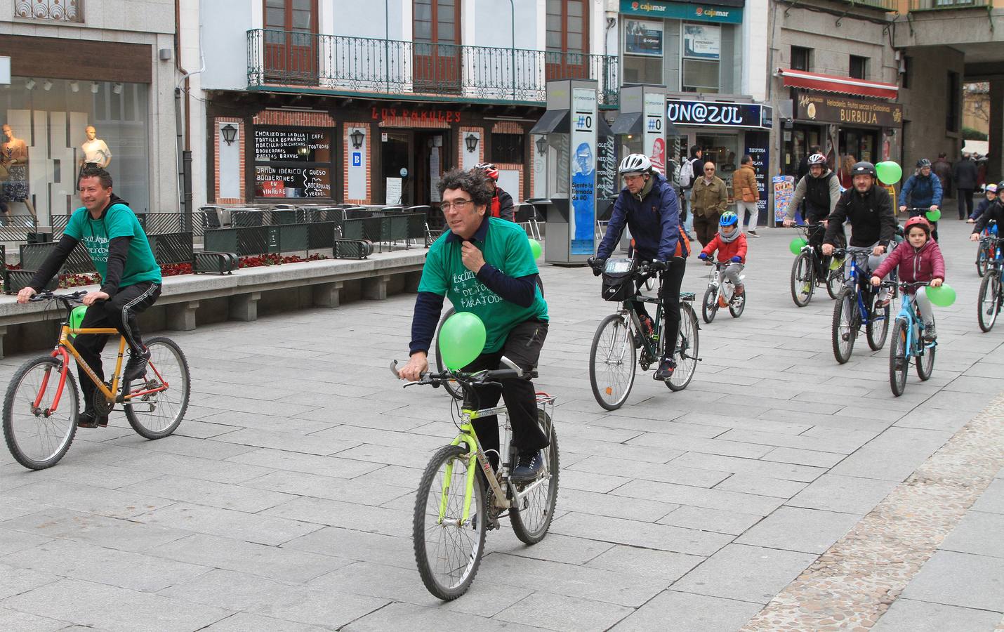 Marcha en bicicleta por la Escuela Pública Laica y Gratuita de Segovia
