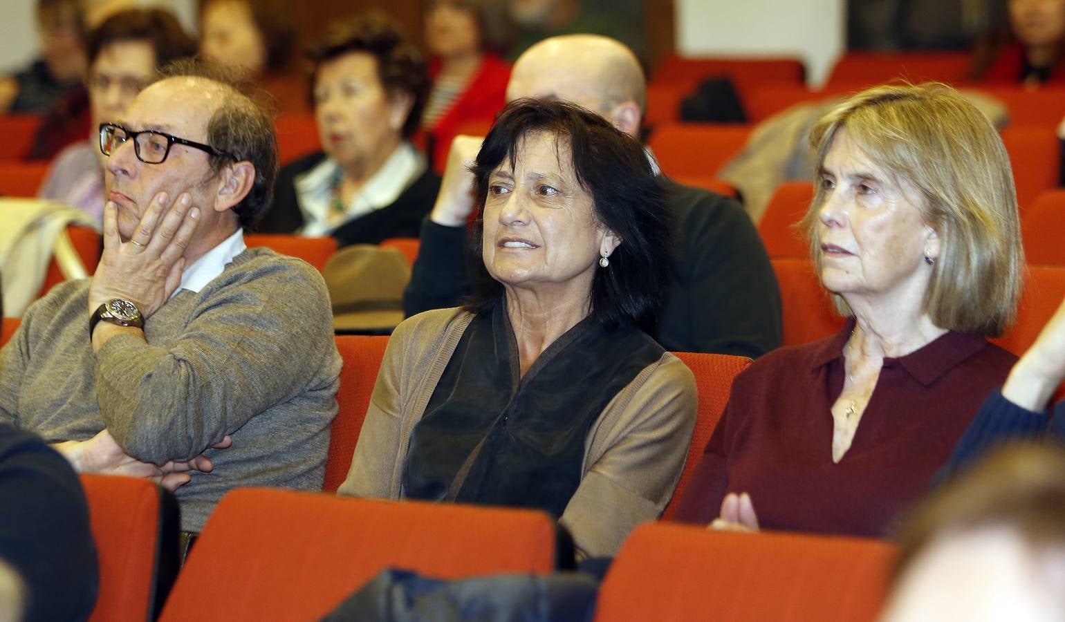 Antonio Giménez Rico, en el Aula de Cultura de El Norte de Castilla