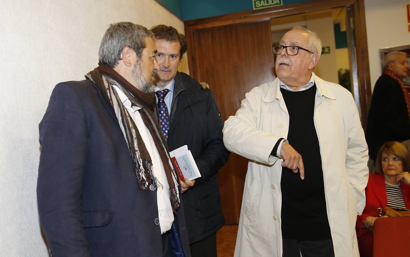 Antonio Giménez Rico, en el Aula de Cultura de El Norte de Castilla