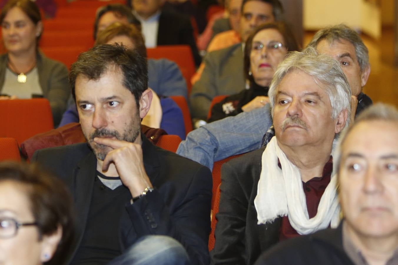 Antonio Giménez Rico, en el Aula de Cultura de El Norte de Castilla