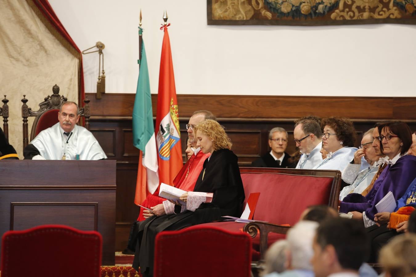 Los Reyes presiden en Salamanca la investidura honoris causa de Víctor García de la Concha y José Narro (1/2)