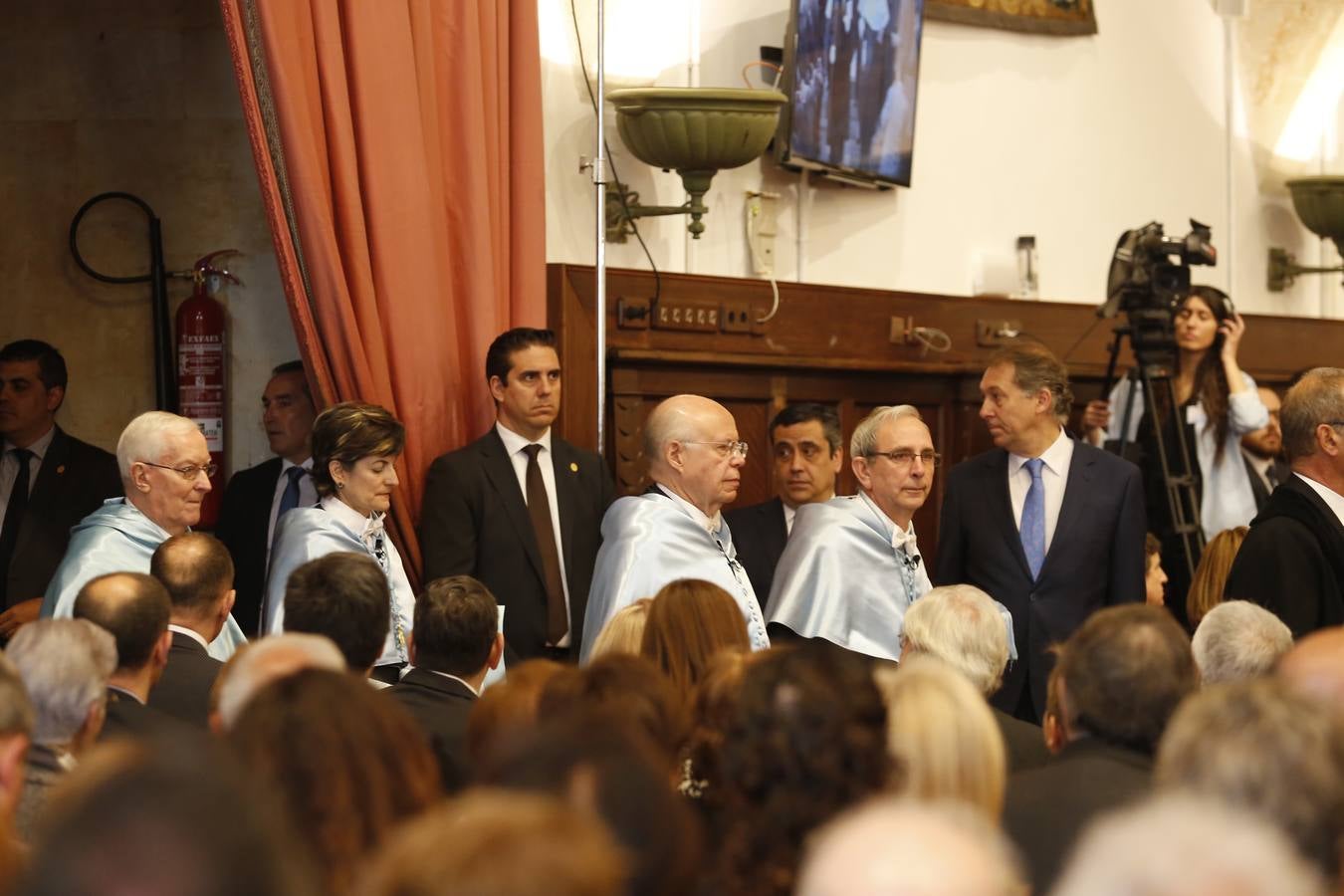 Los Reyes presiden en Salamanca la investidura honoris causa de Víctor García de la Concha y José Narro (1/2)