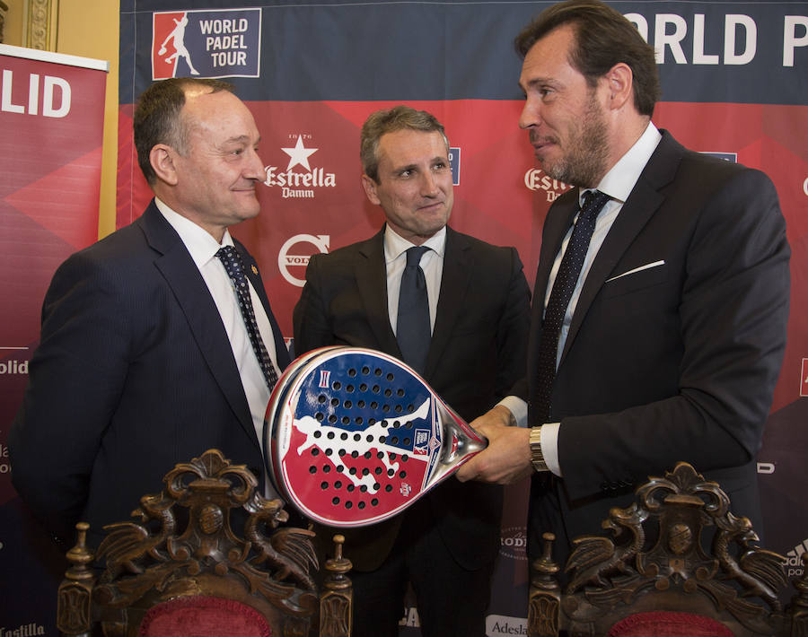 Presentación del Pádel Pro Tour en el Ayuntamiento de Valladolid