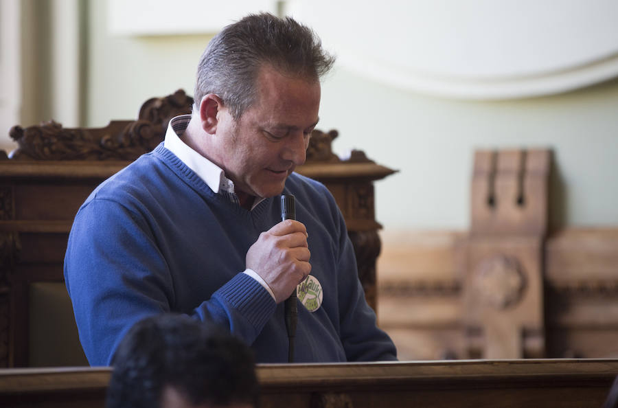 Pleno en el Ayuntamiento de Valladolid