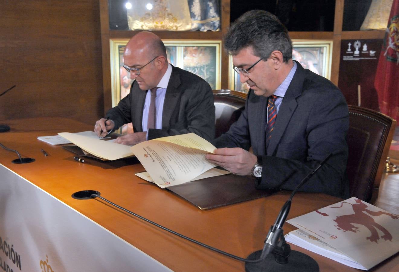 Las diputaciones de León y Valladolid firman un acuerdo de colaboración