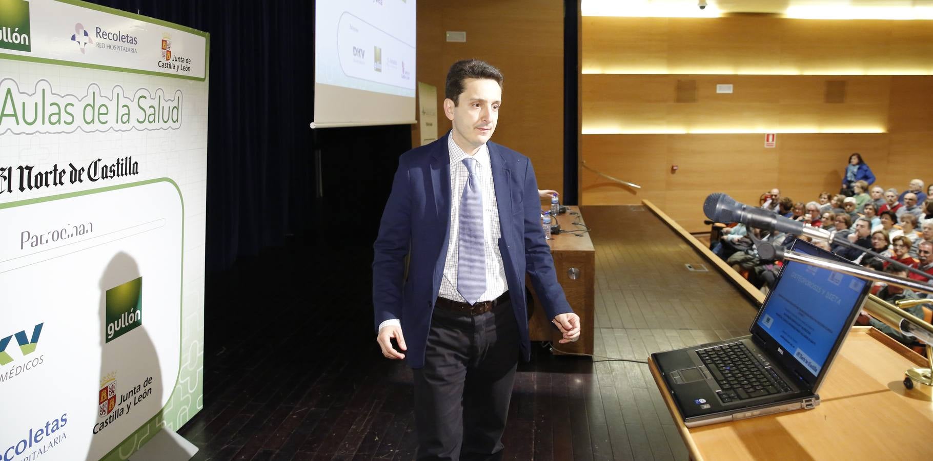 Daniel de Luis habla de la osteoporosis en las Aulas de la Salud de El Norte de Castilla