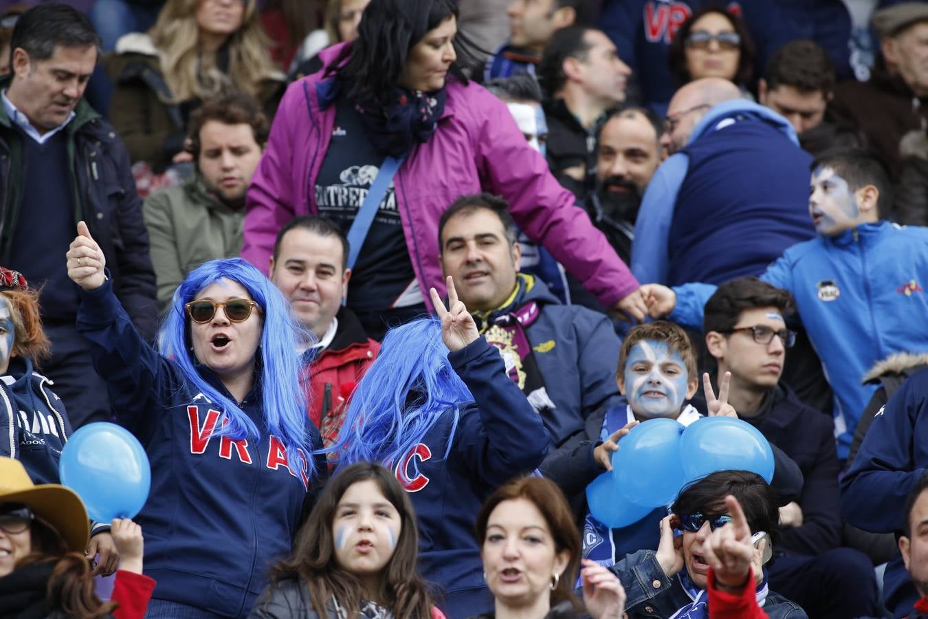 La afición vallisoletana disfruta en la final de la Copa del Rey de rugby