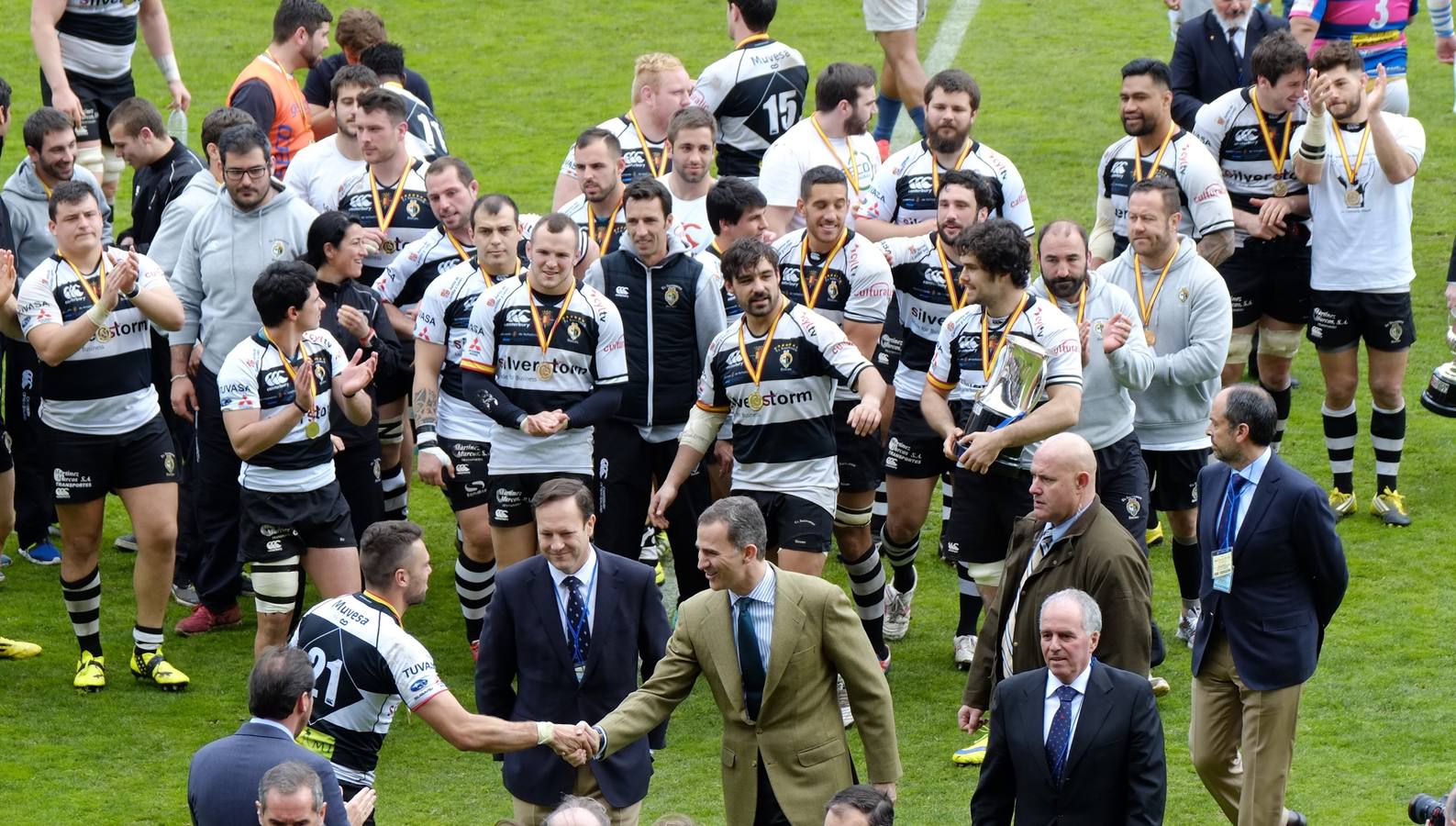 El Salvador, campéon de la Copa del Rey de rugby (1/2)