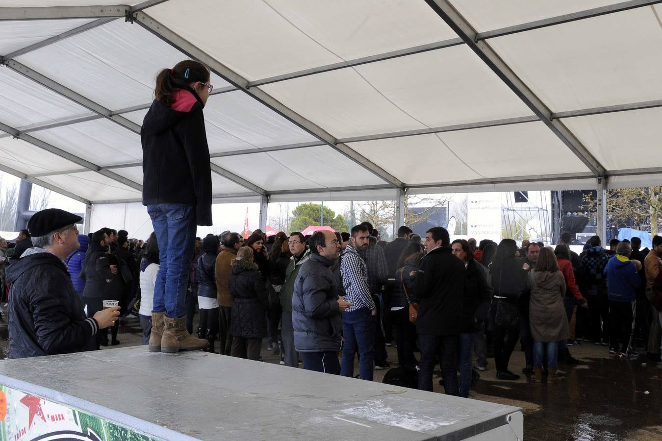 Primeras celebraciones de la Copa del Rey de rugby en la &#039;Fan Zone&#039;