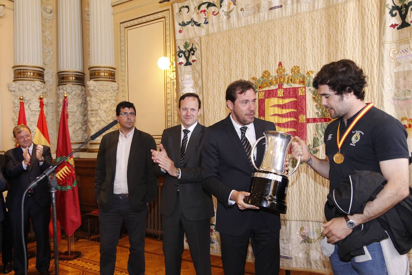 Recepción en el Ayuntamiento.