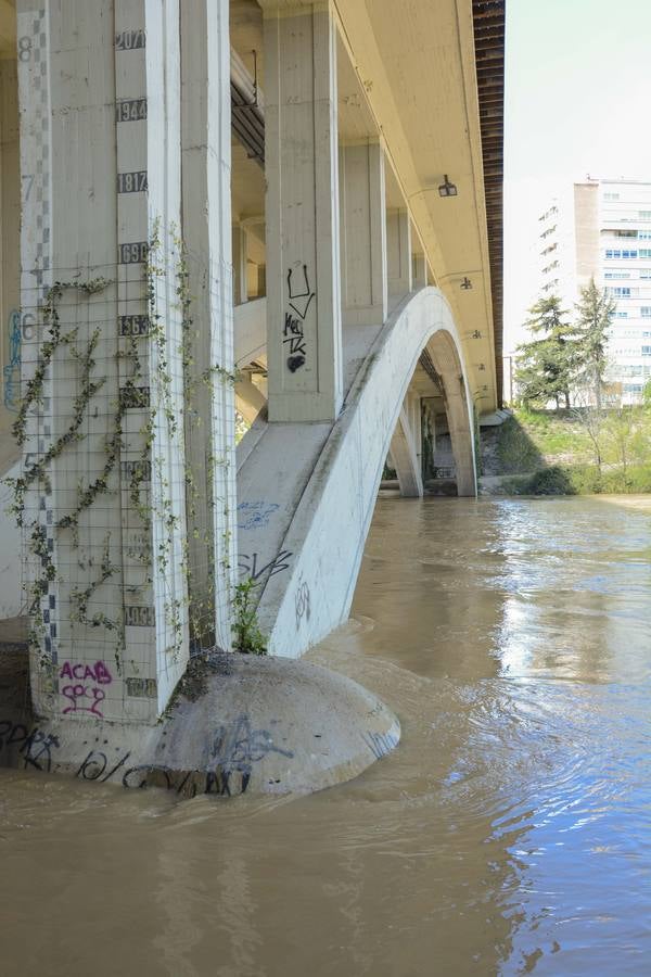 Crecida del Pisuerga a su paso por Valladolid (2/2)