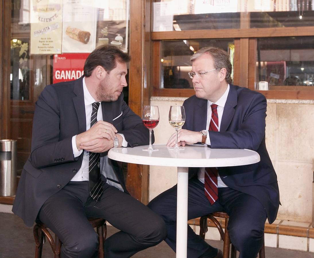 El alcalde de León, Antonio Silván, visita Valladolid