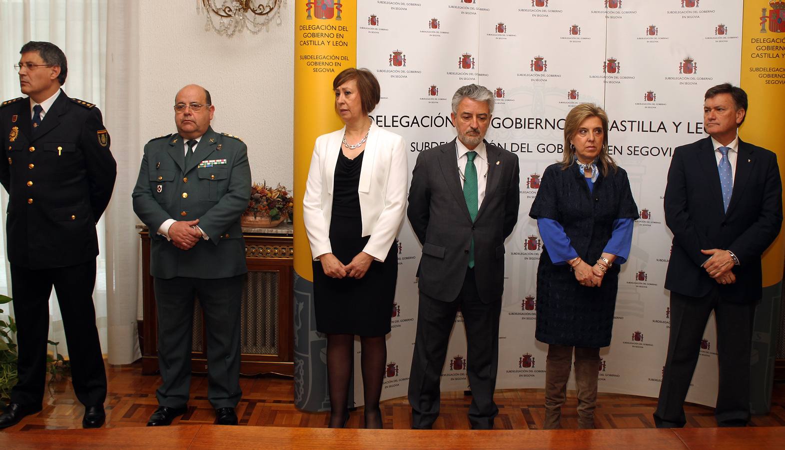 Entrega de distinciones a miembros de los cuerpos de Seguridad de Segovia