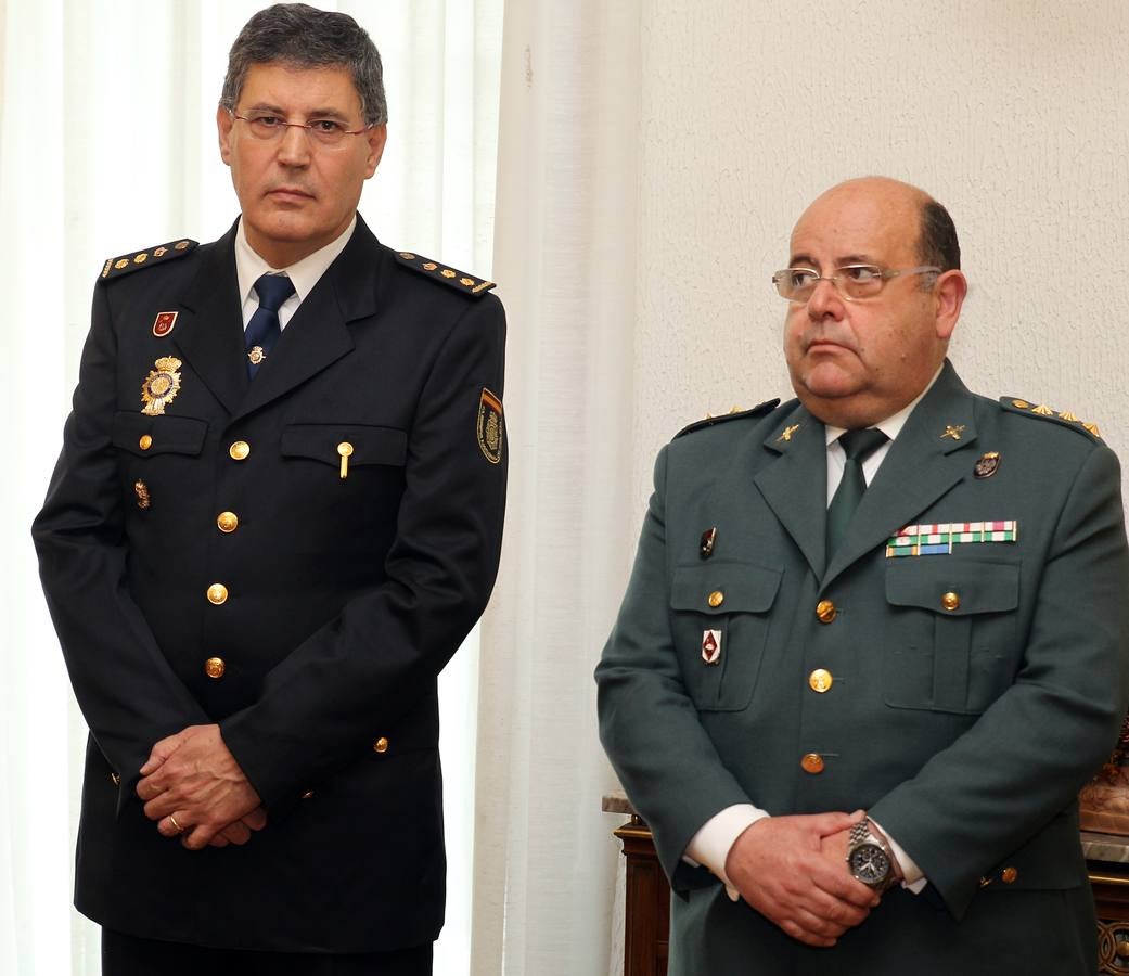 Entrega de distinciones a miembros de los cuerpos de Seguridad de Segovia