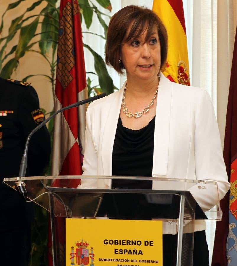 Entrega de distinciones a miembros de los cuerpos de Seguridad de Segovia