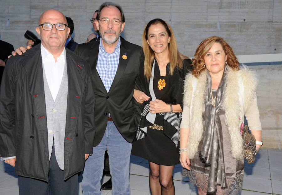 Andrés Martín, Luis Fernando Vidal, Juncal Juarros y Esther Alfonso, de Unidad por la Médula.