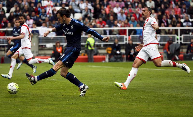 El partido entre el Rayo y el Real Madrid, en imágenes