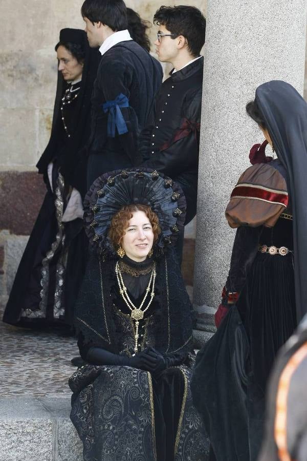 Segundo día de rodaje de la serie de televisión 'Still Star Crossed' en Salamanca