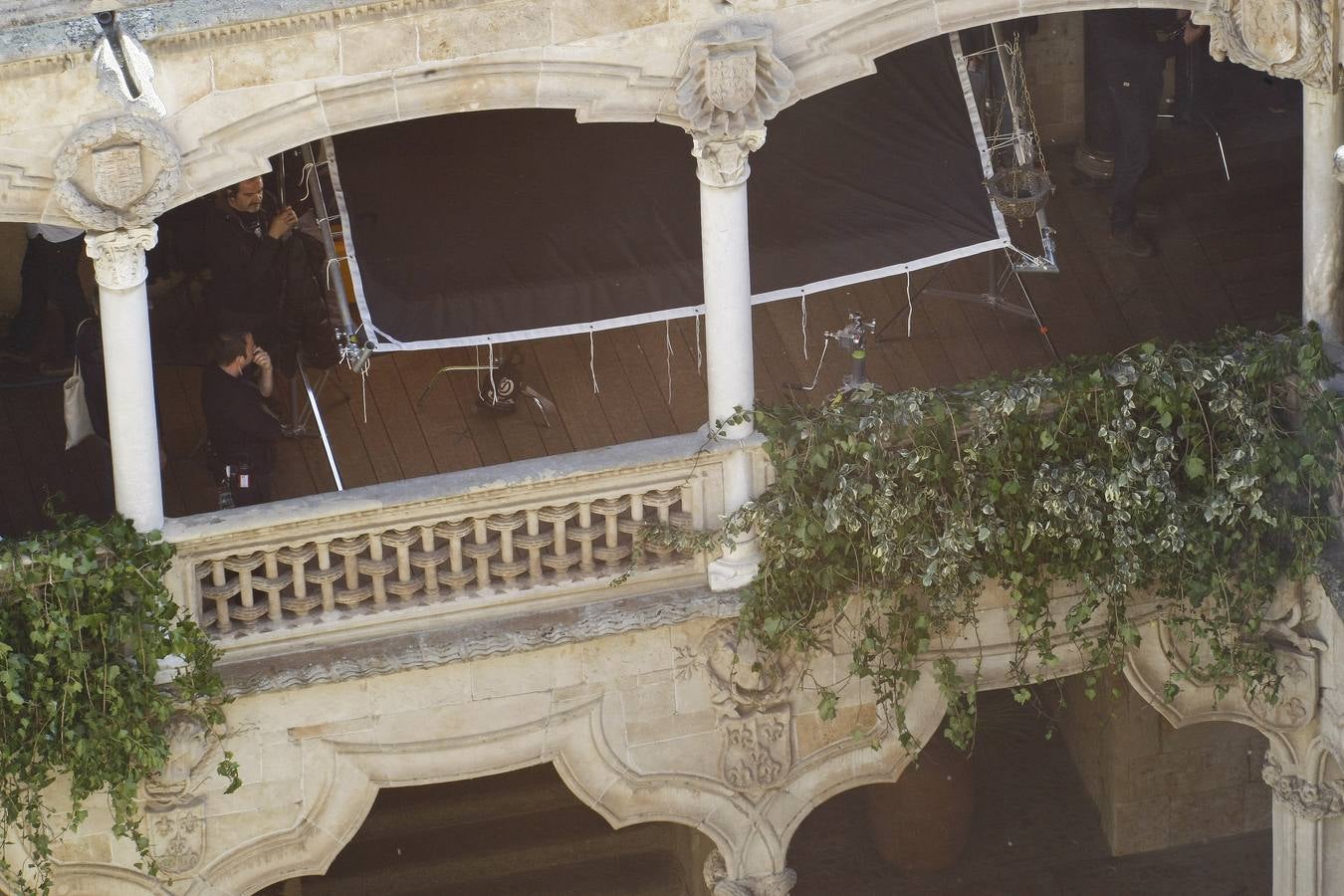 Segundo día de rodaje de la serie de televisión 'Still Star Crossed' en Salamanca