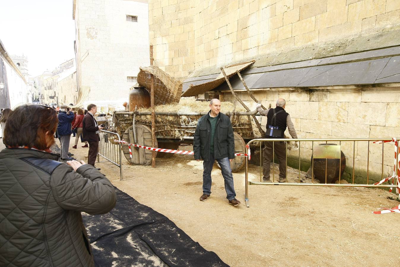 Segundo día de rodaje de la serie de televisión 'Still Star Crossed' en Salamanca