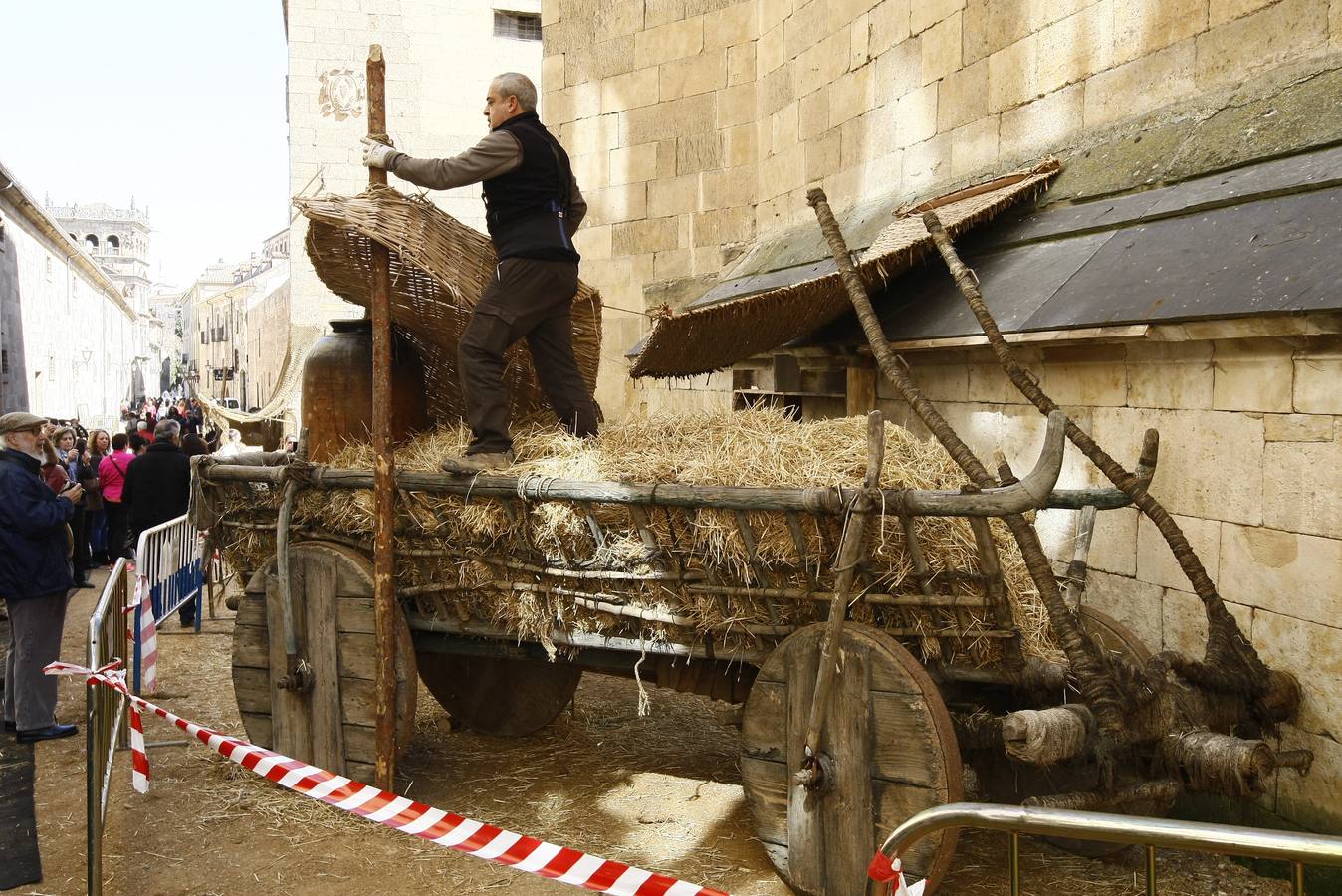 Segundo día de rodaje de la serie de televisión 'Still Star Crossed' en Salamanca