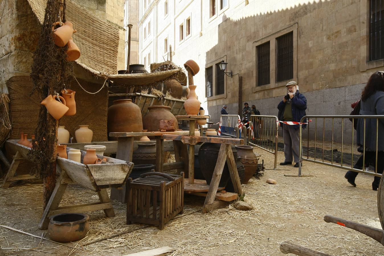 Segundo día de rodaje de la serie de televisión 'Still Star Crossed' en Salamanca