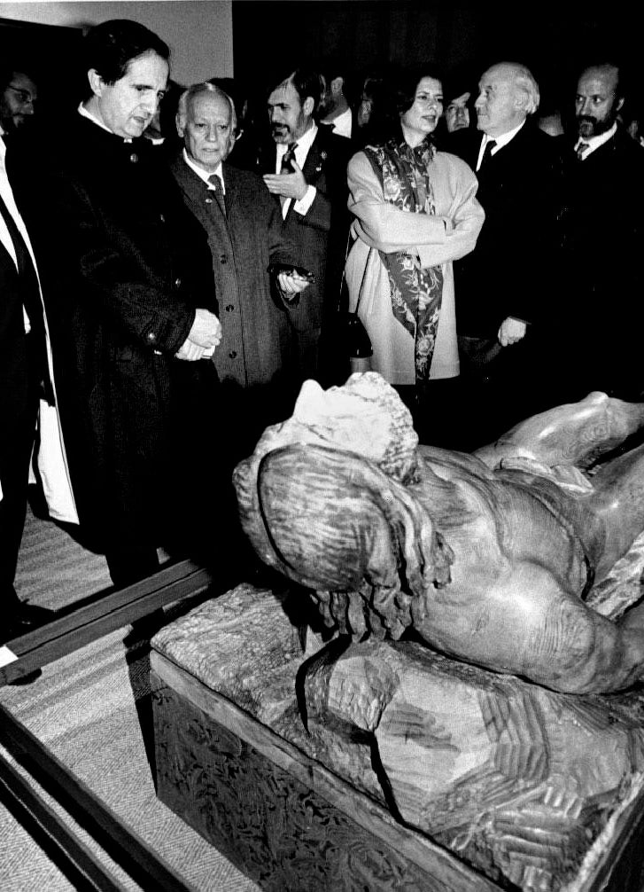 03.11.1993 Inauguración de la exposición 'Contrapunto' de Las Edades del Hombre que tuvo lugar esta tarde en las dos catedrales de Salamanca.